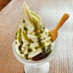豆乳ソフトクリームパフェ（抹茶）